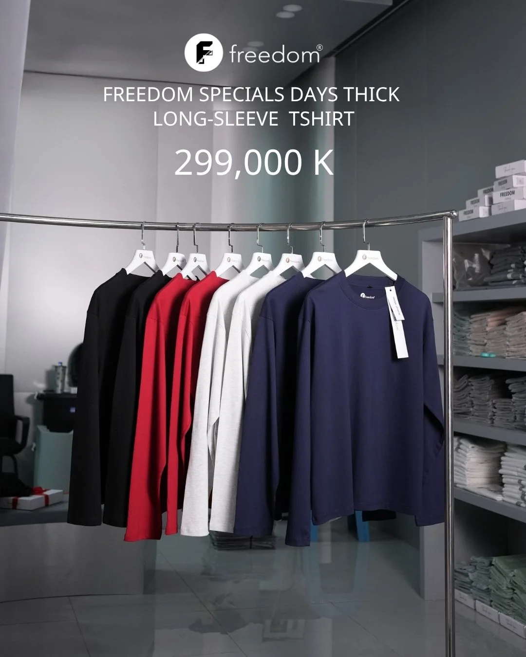 FREEDOM SPECIALS DAYS THICK  LONG-SLEEVE  TSHIRT