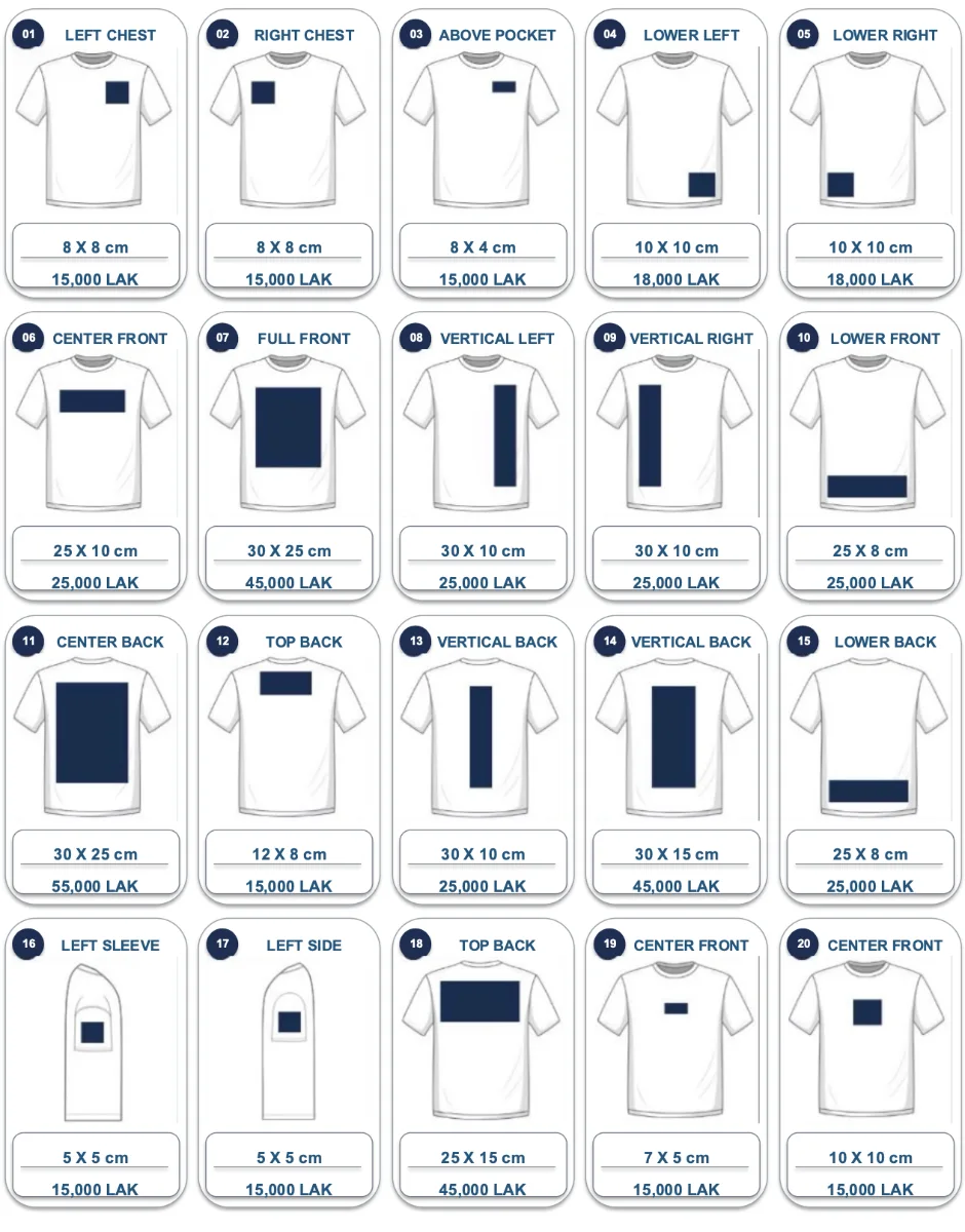 ເສື້ອຍືດຜ້າ FA04 PREMIUM COTTON 2C